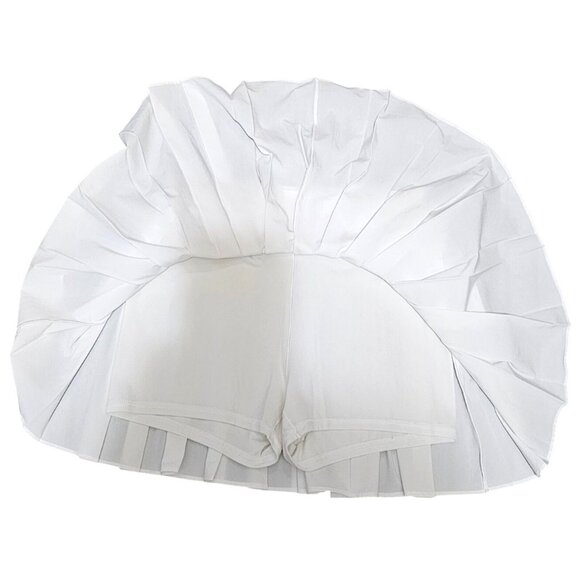 White Athletic Skort By Offline By Aerie M/L Polyester & Elastane - Picture 3 of 9